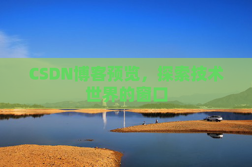 CSDN博客预览，探索技术世界的窗口